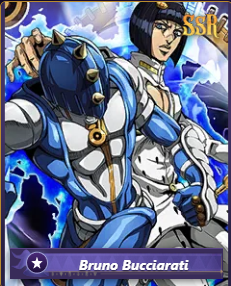 Bruno Bucciarati — official JoJo: Golden Spirit artwork