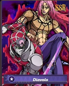 Diavolo — official JoJo: Golden Spirit artwork