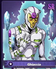 Ghiaccio — official JoJo: Golden Spirit artwork