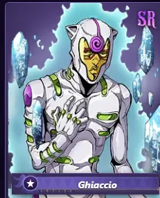 Ghiaccio — official JoJo: Golden Spirit artwork