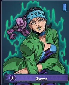 Gwess — official JoJo: Golden Spirit artwork
