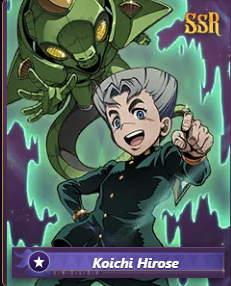 Koichi Hirose — official JoJo: Golden Spirit artwork