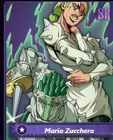 Mario Zucchero — official JoJo: Golden Spirit artwork