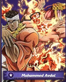 Mohammed Avdol — official JoJo: Golden Spirit artwork