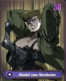 Rudol von Stroheim — official JoJo: Golden Spirit artwork
