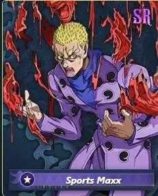 Sports Maxx — official JoJo: Golden Spirit artwork